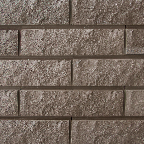 Облицовочная бетонная фасадная плитка 264х264х25 мм черная
